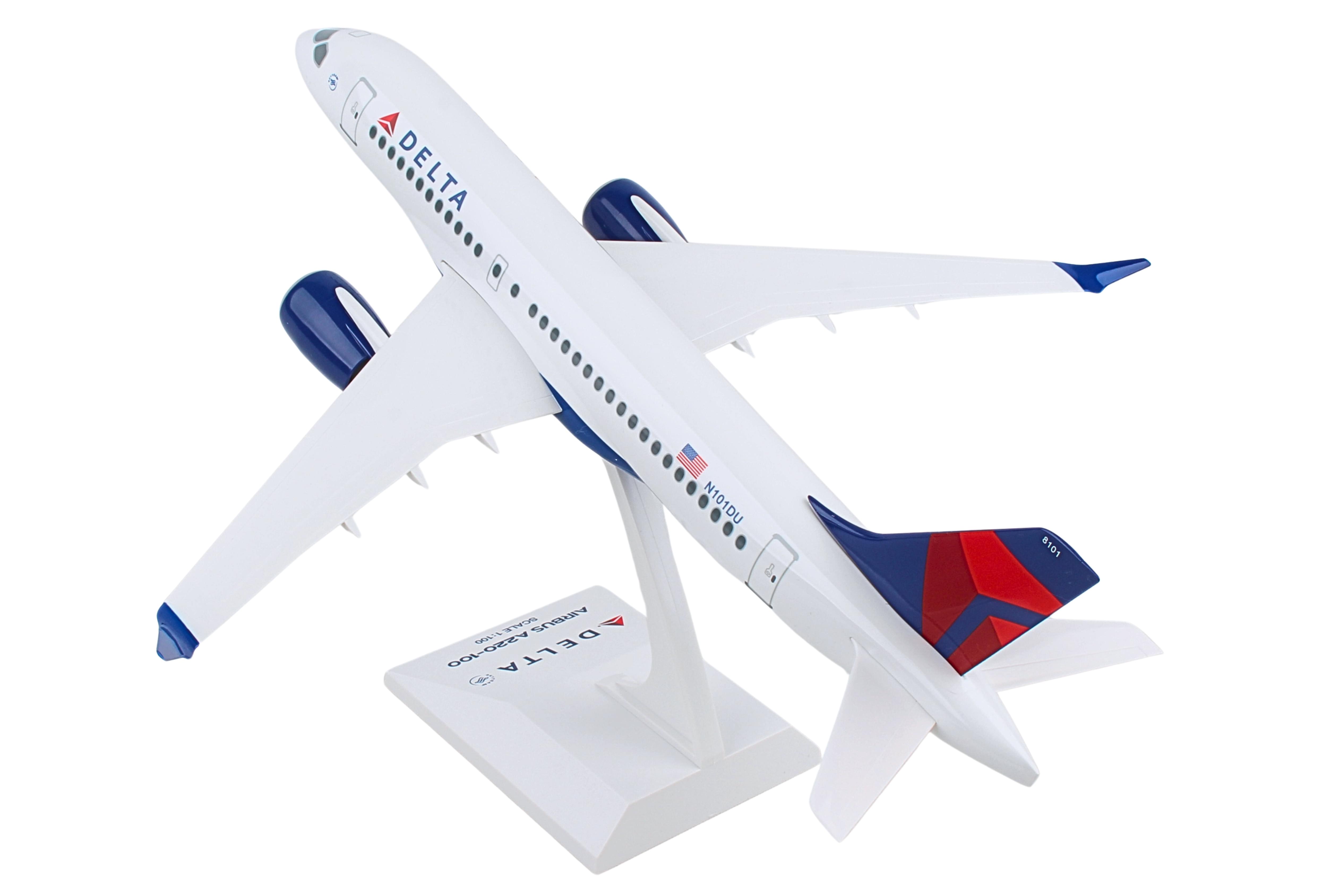 SKYMARKS DELTA A220-100 1/100 The Airplane Shop.