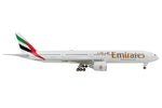 SKYMARKS EMIRATES 777-300ER EXPO 1/100 W/WOOD STAND & GEAR The Airplane Shop.