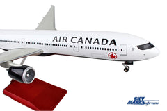 SKYMARKS AIR CANADA 777-300 1/100 W/WOOD STAND & GEAR (**) The Airplane Shop.