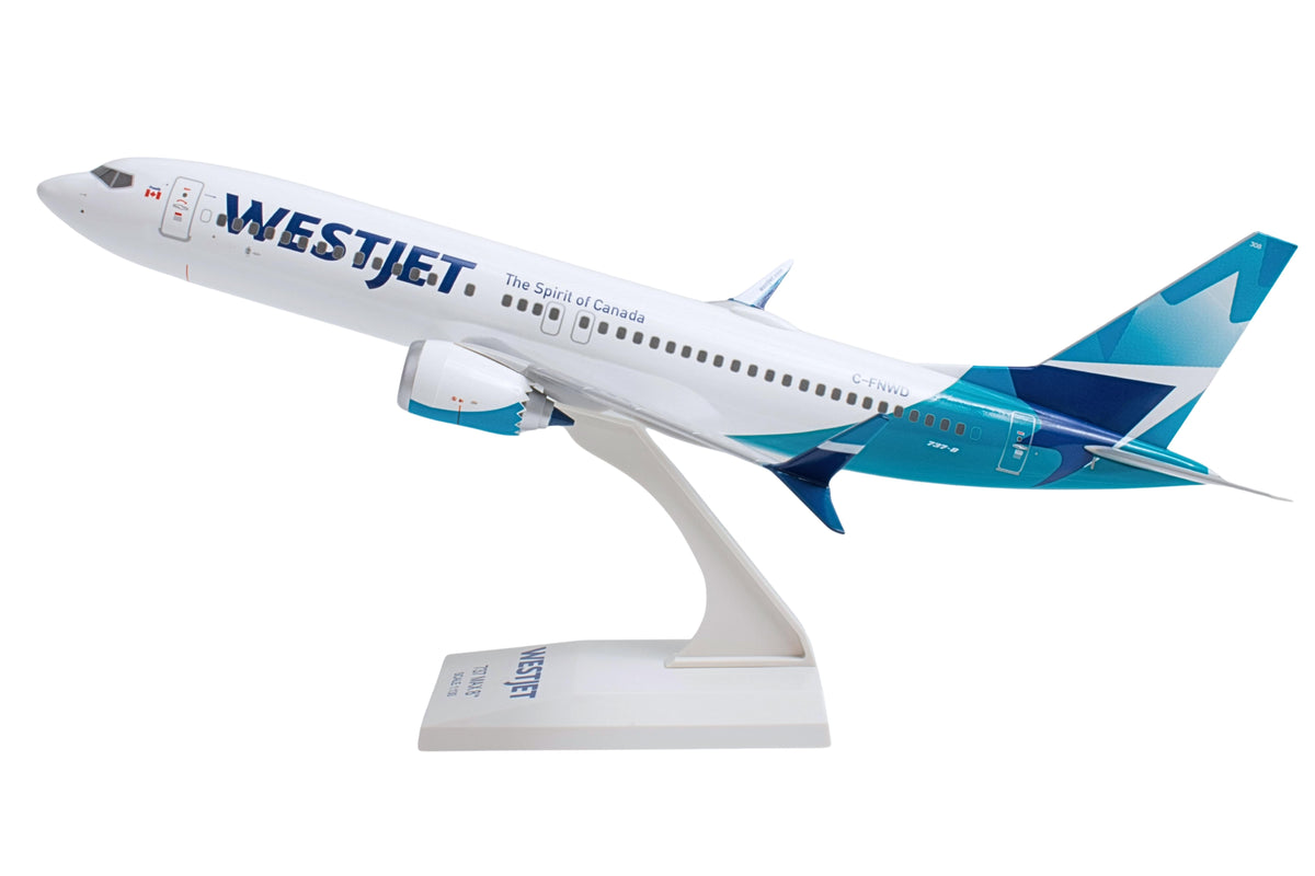 SKYMARKS WESTJET 737MAX8 1/130 NEW LIVERY The Airplane Shop.