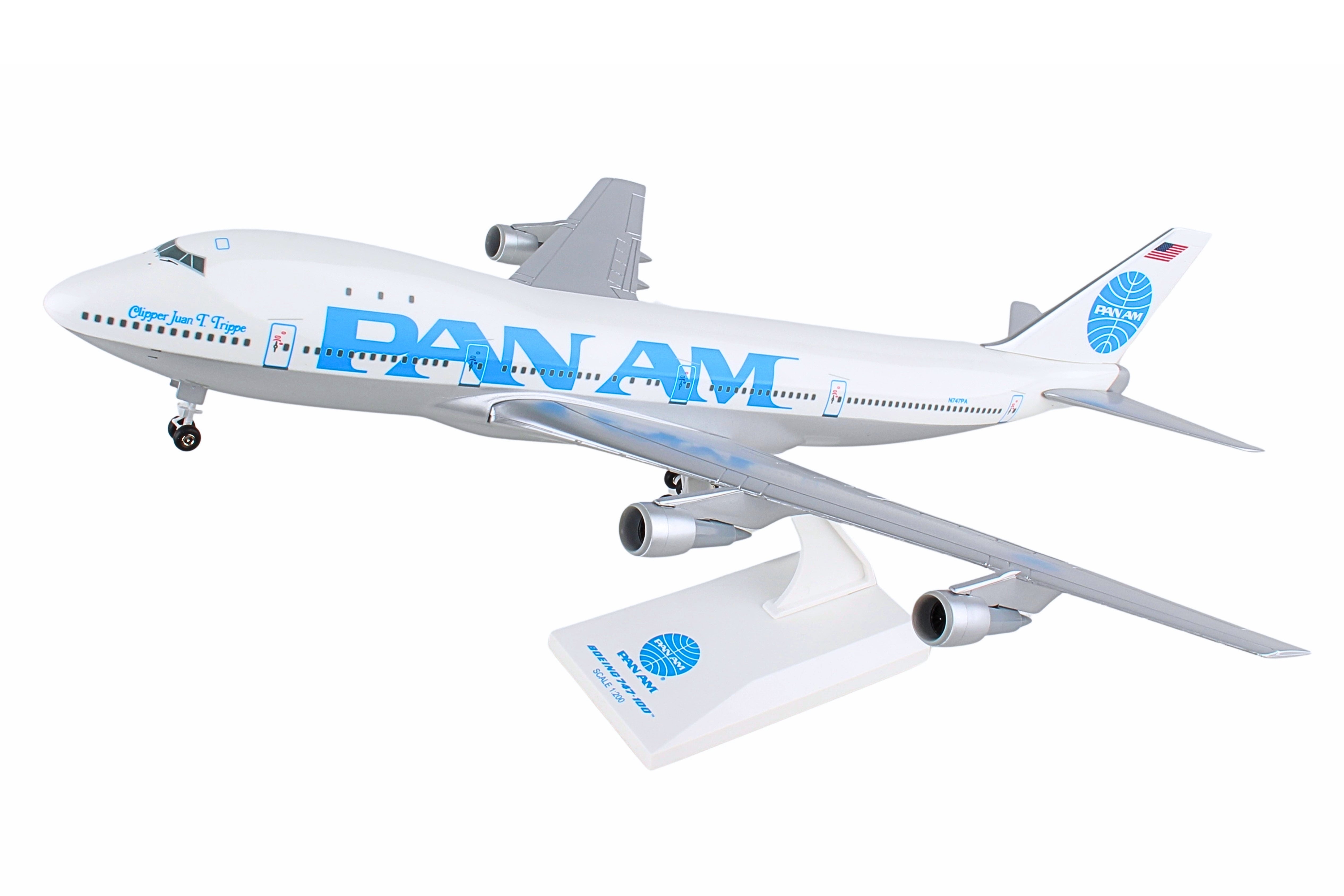 SKYMARKS PAN AM 747-100 1/200 W/GEAR JUAN TRIPPE
