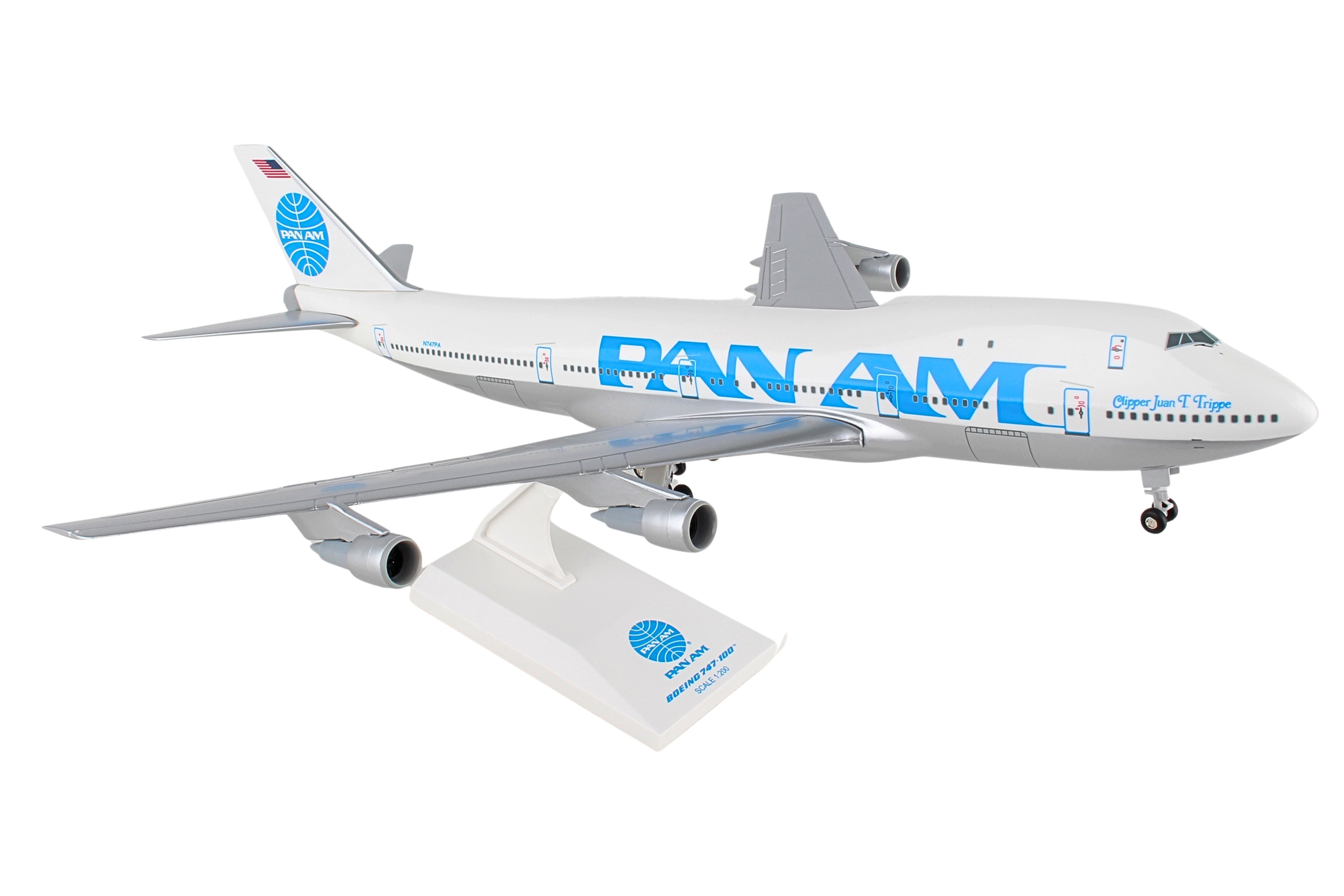 SKYMARKS PAN AM 747-100 1/200 W/GEAR JUAN TRIPPE
