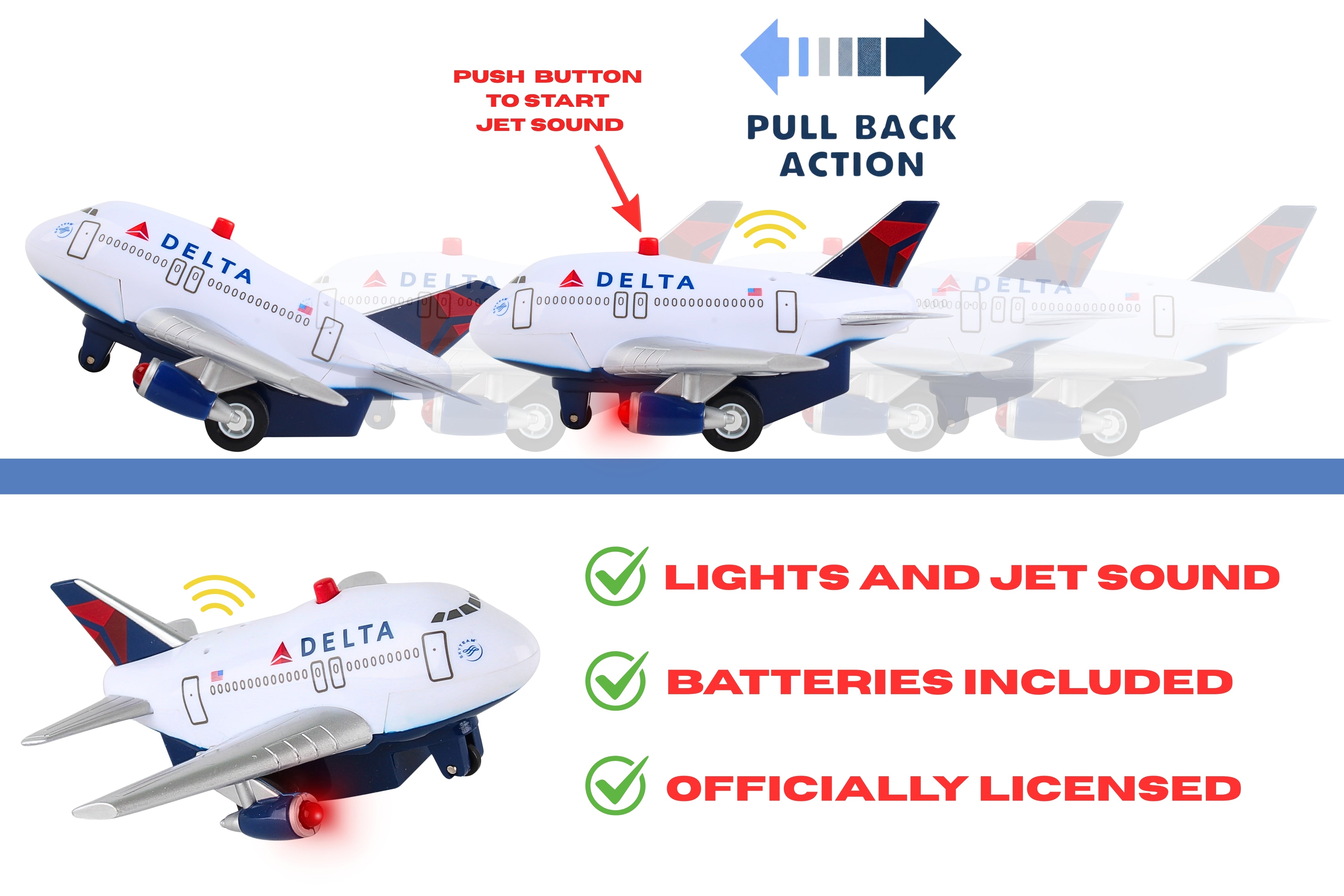 DELTA PULLBACK W/LIGHT & SOUND (**)