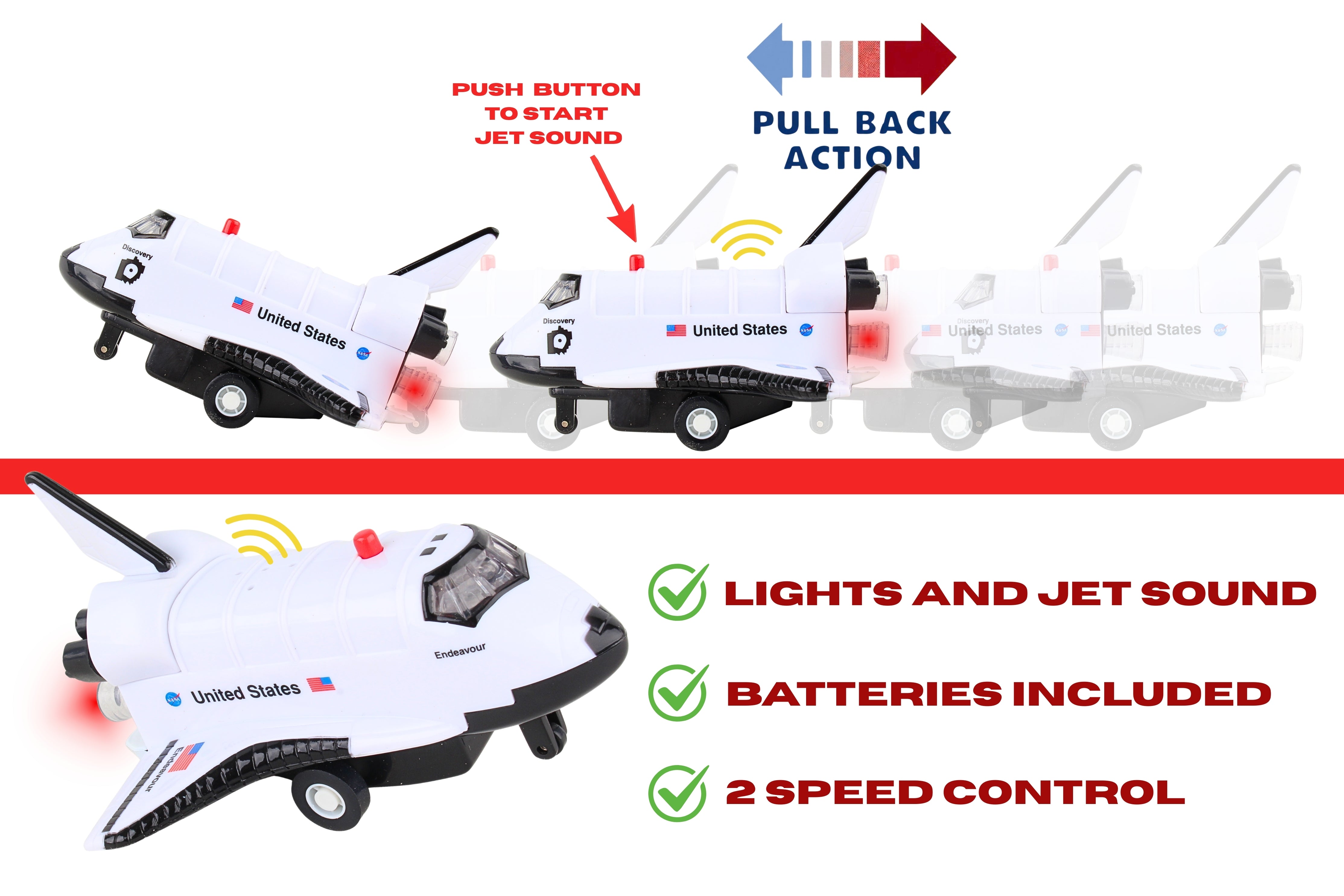 TEXAS PULLBACK W/LIGHT & SOUND (**)