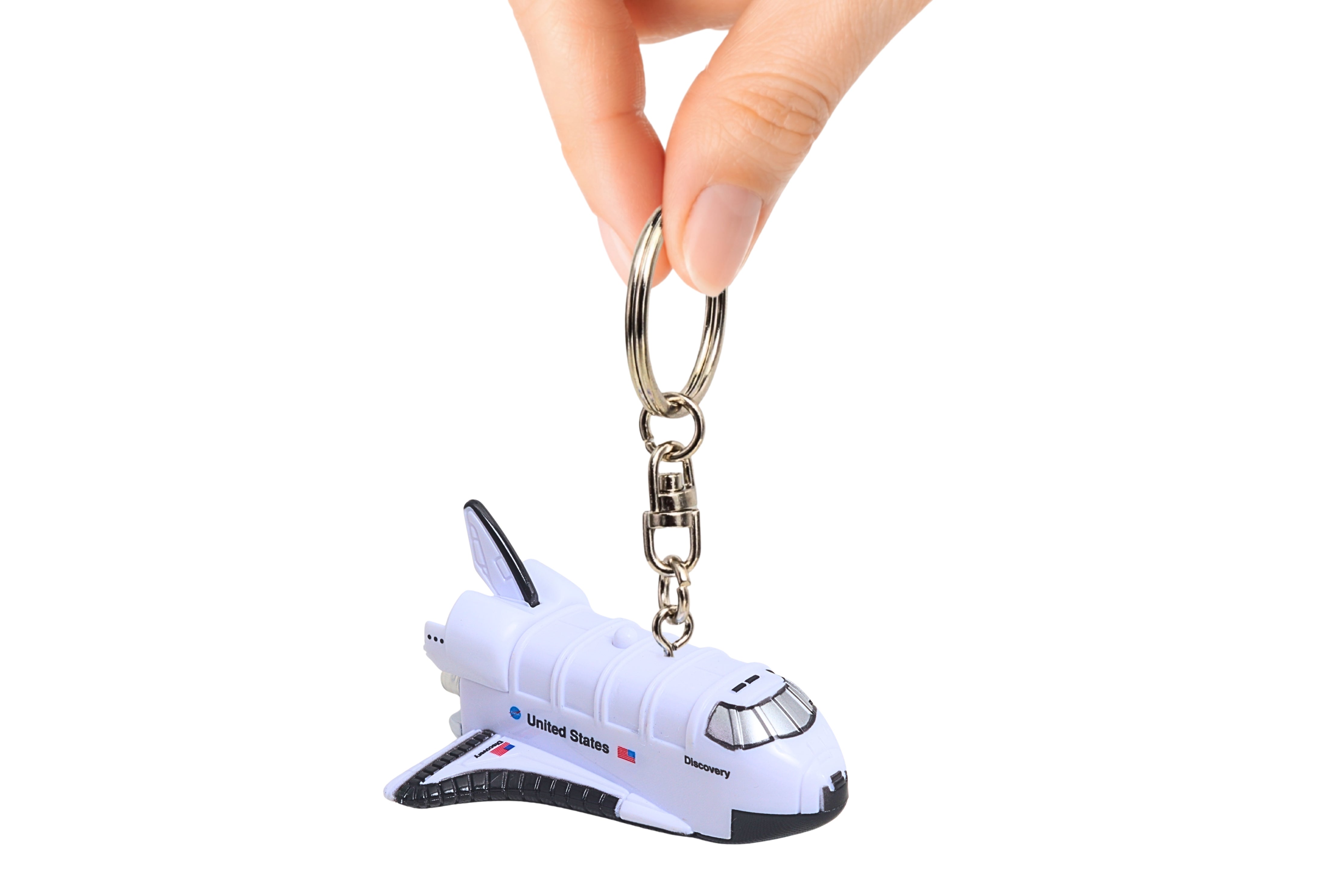 SPACE SHUTTLE KEYCHAIN W/LIGHT & SOUND DISCOVERY (**)