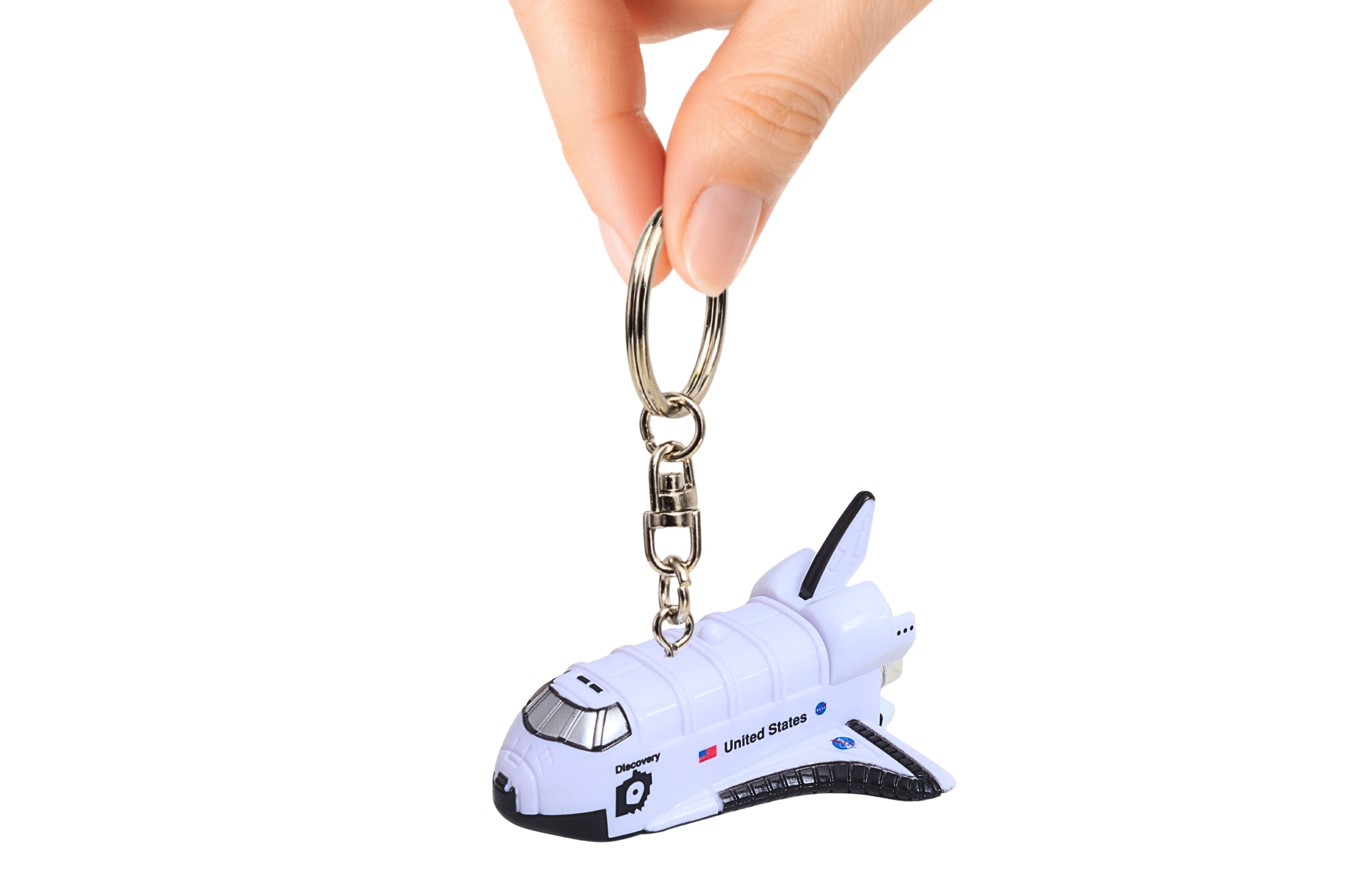 SPACE SHUTTLE KEYCHAIN W/LIGHT & SOUND DISCOVERY (**)