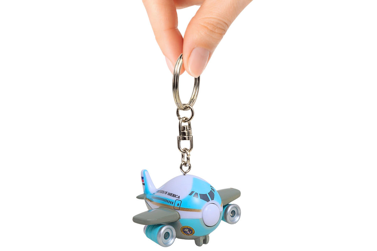 AIR FORCE ONE KEYCHAIN W/LIGHT & SOUND (**) The Airplane Shop.