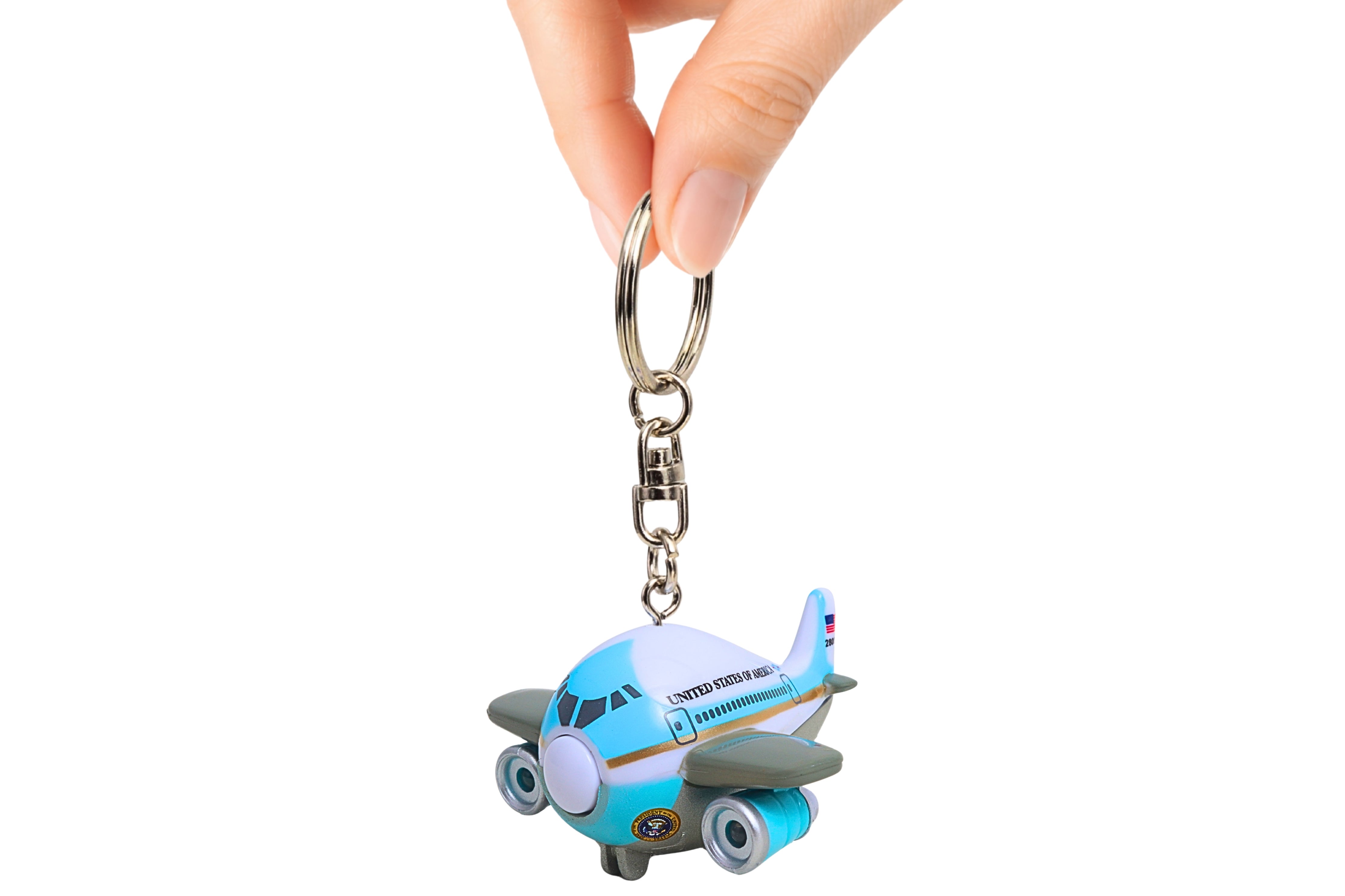 AIR FORCE ONE KEYCHAIN W/LIGHT & SOUND (**)