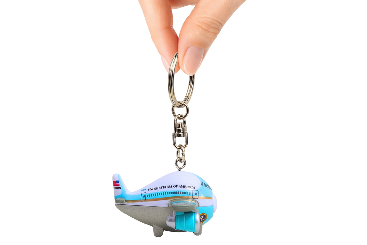 AIR FORCE ONE KEYCHAIN W/LIGHT & SOUND (**) The Airplane Shop.