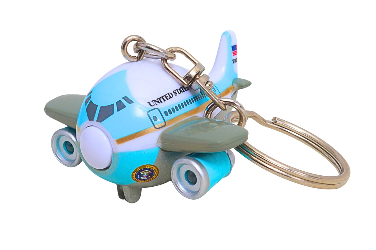 AIR FORCE ONE KEYCHAIN W/LIGHT & SOUND (**) The Airplane Shop.