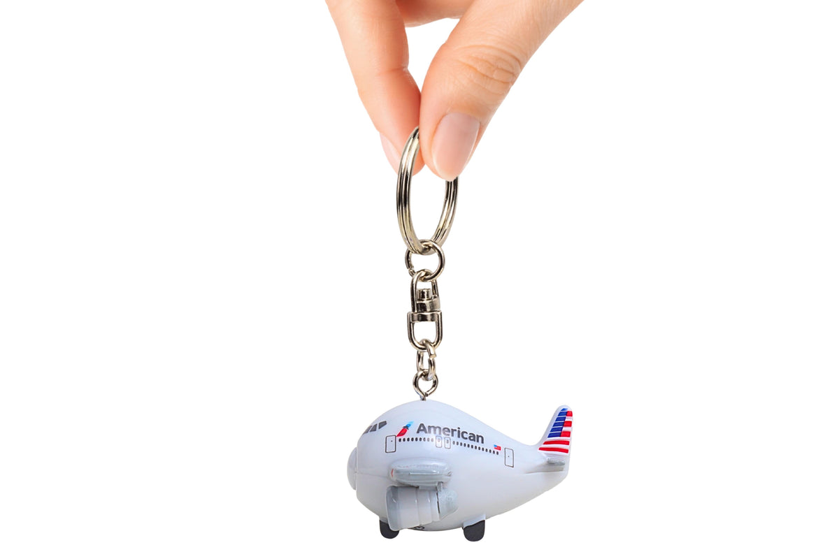 AMERICAN AIRLINES KEYCHAIN W/LIGHT & SOUND (**) The Airplane Shop.