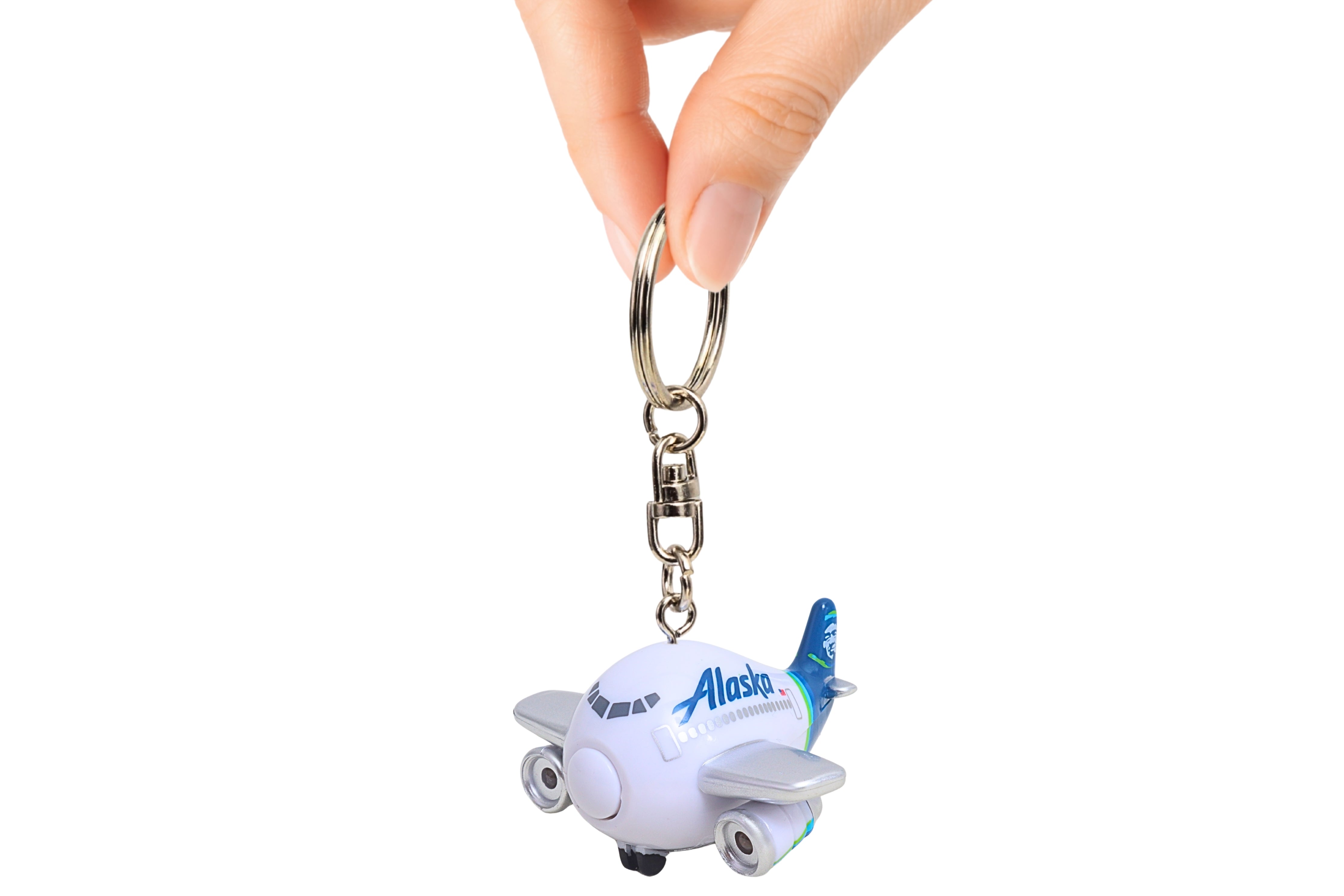 ALASKA AIRLINE KEYCHAIN W/LIGHT & SOUND (**)