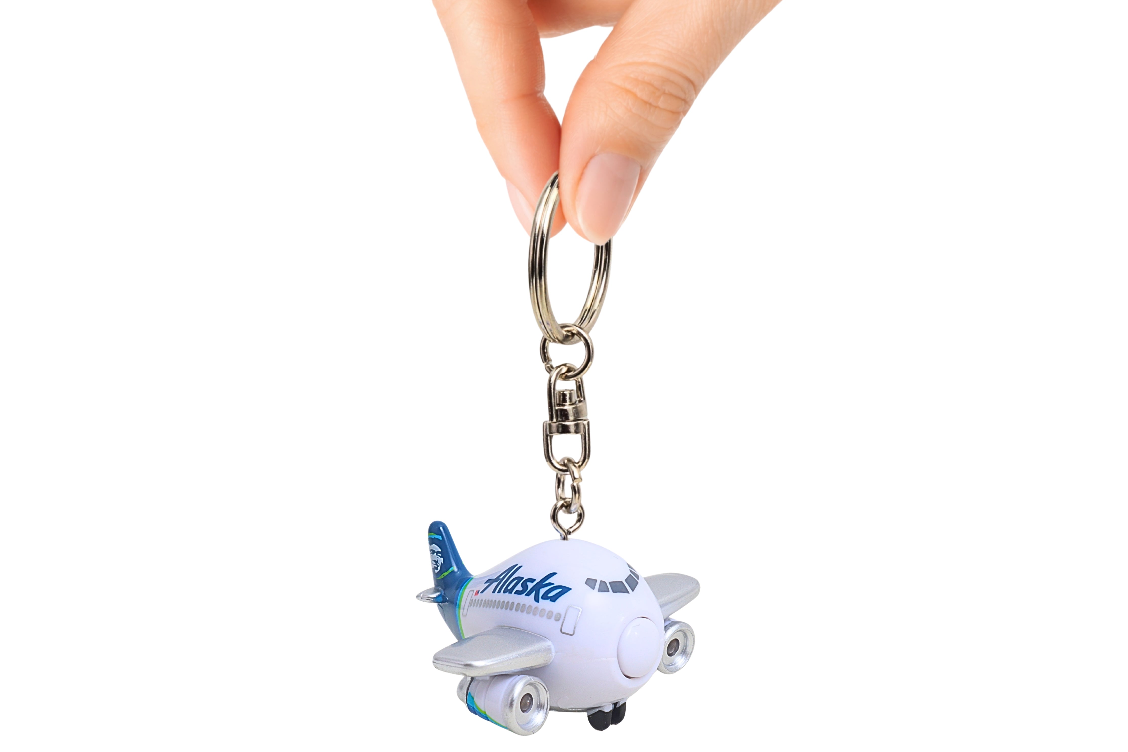ALASKA AIRLINE KEYCHAIN W/LIGHT & SOUND (**)
