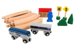 AMTRAK WOODEN RAILWAY - 20 PC. SET The Airplane Shop.