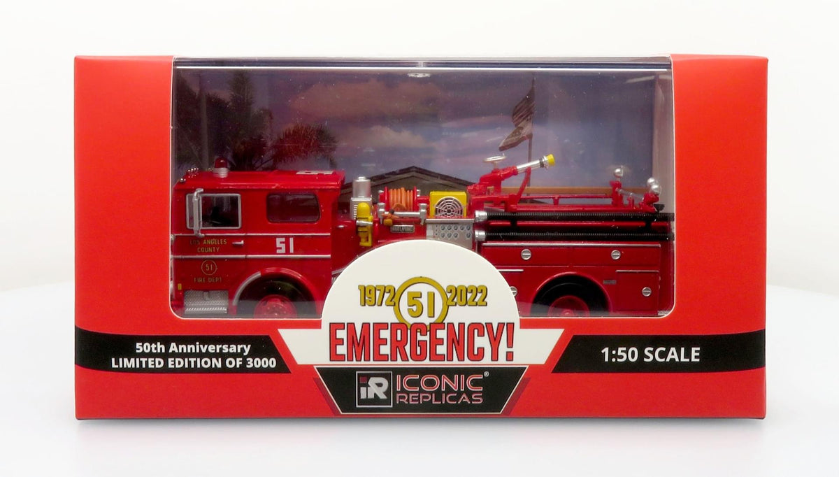 LA COUNTY ENGINE 51 WARD LAFRANCE AMBASSADOR FIRE 1/50 (**) The Airplane Shop.