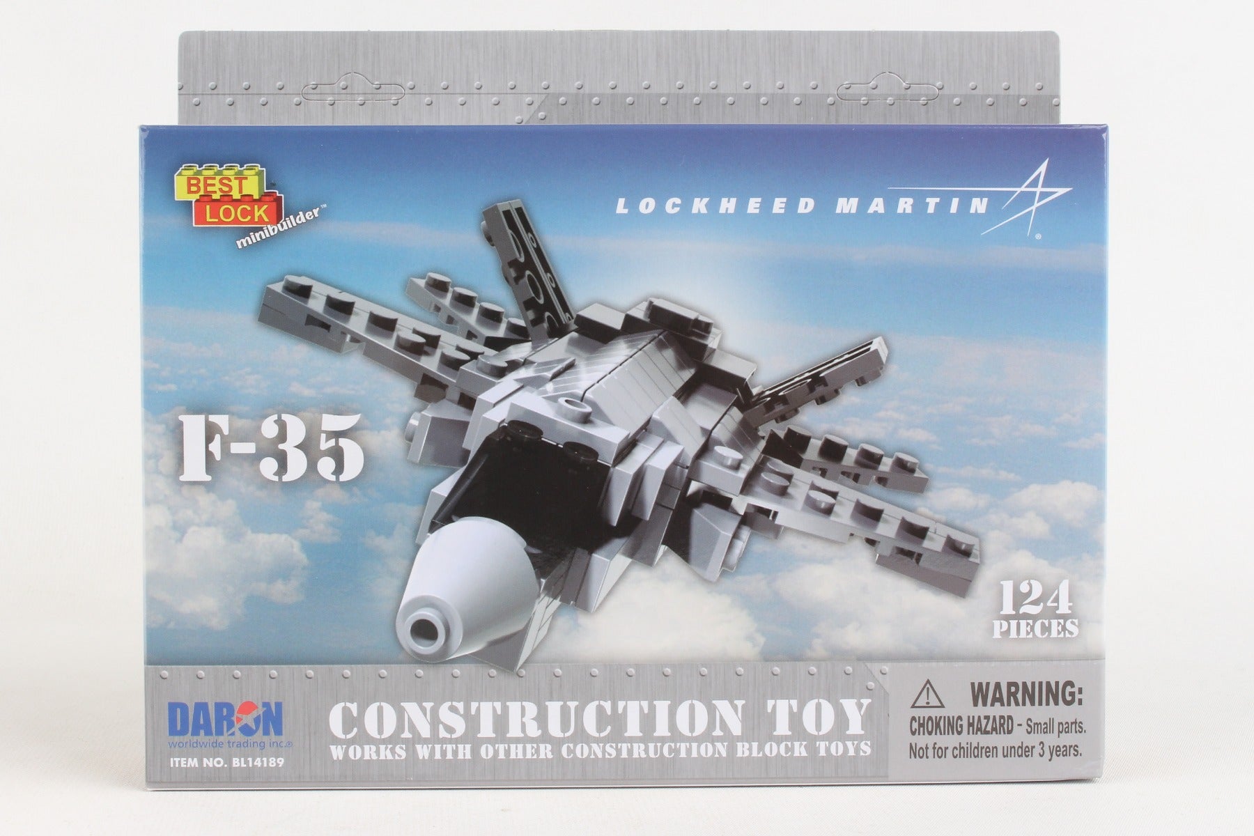 F-35 CONSTRUCTION TOY 124 PIECES