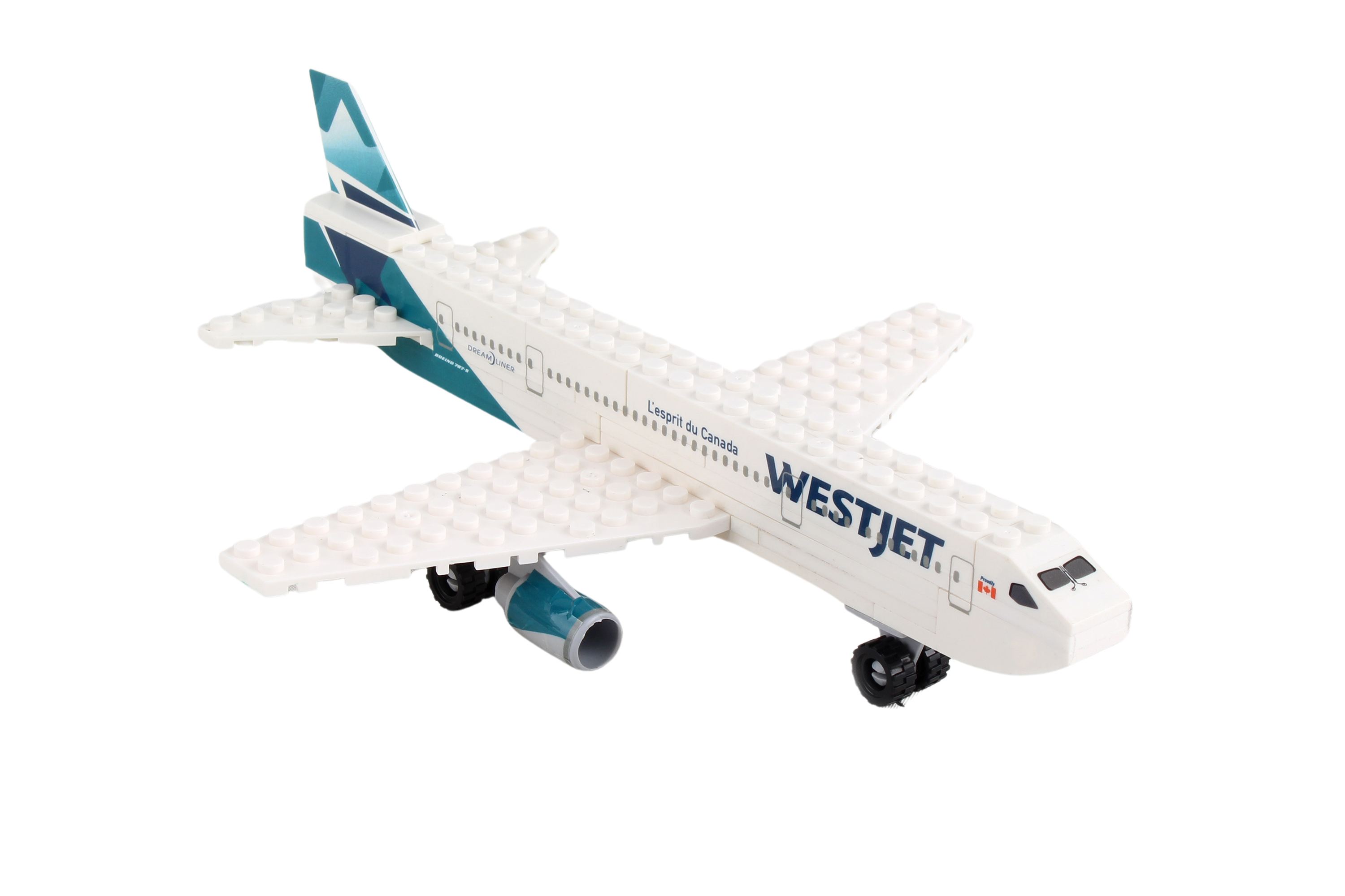 WESTJET CONSTRUCTION TOY NEW LIVERY