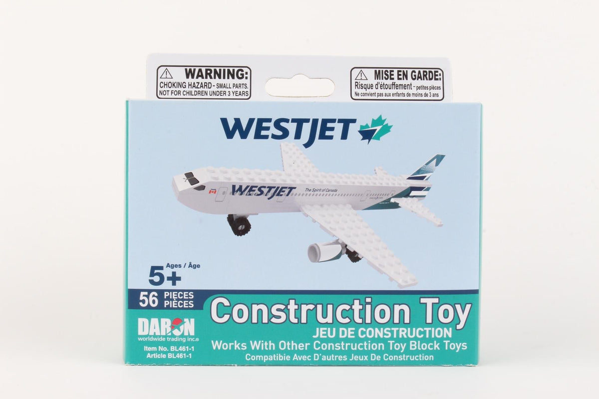 WESTJET CONSTRUCTION TOY NEW LIVERY The Airplane Shop.
