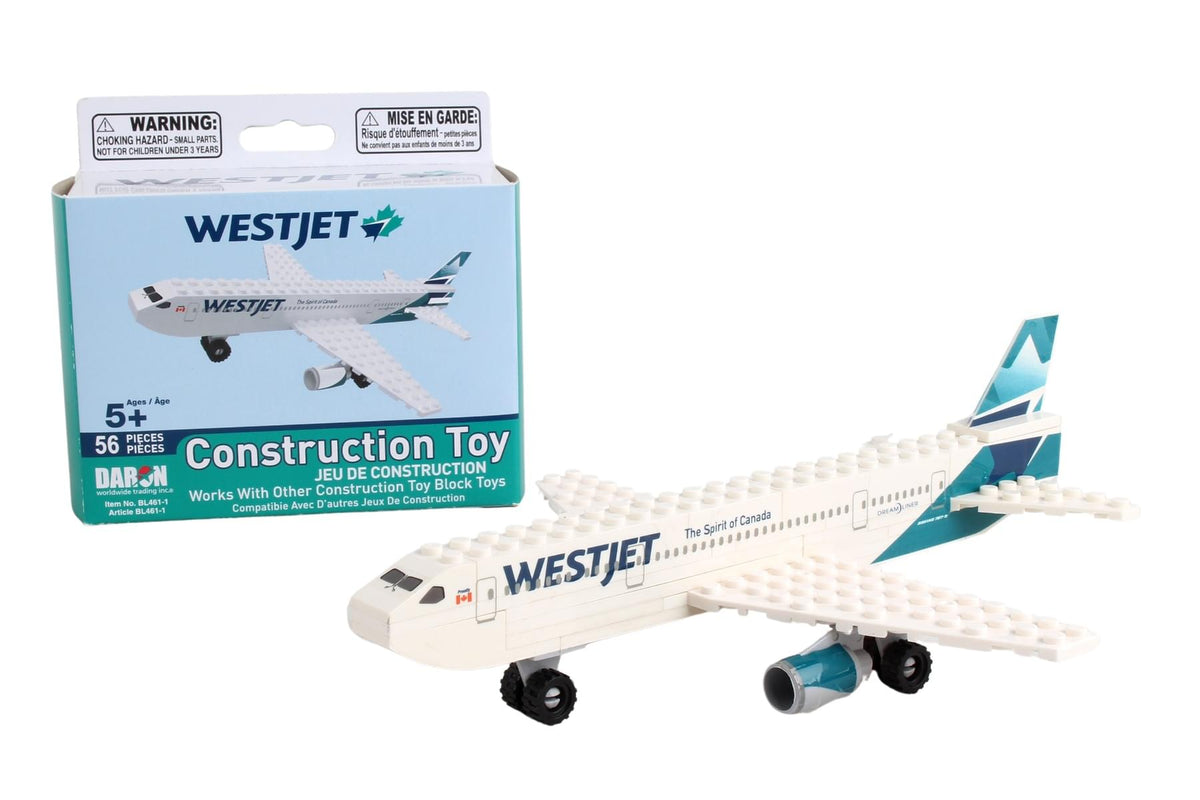 WESTJET CONSTRUCTION TOY NEW LIVERY The Airplane Shop.