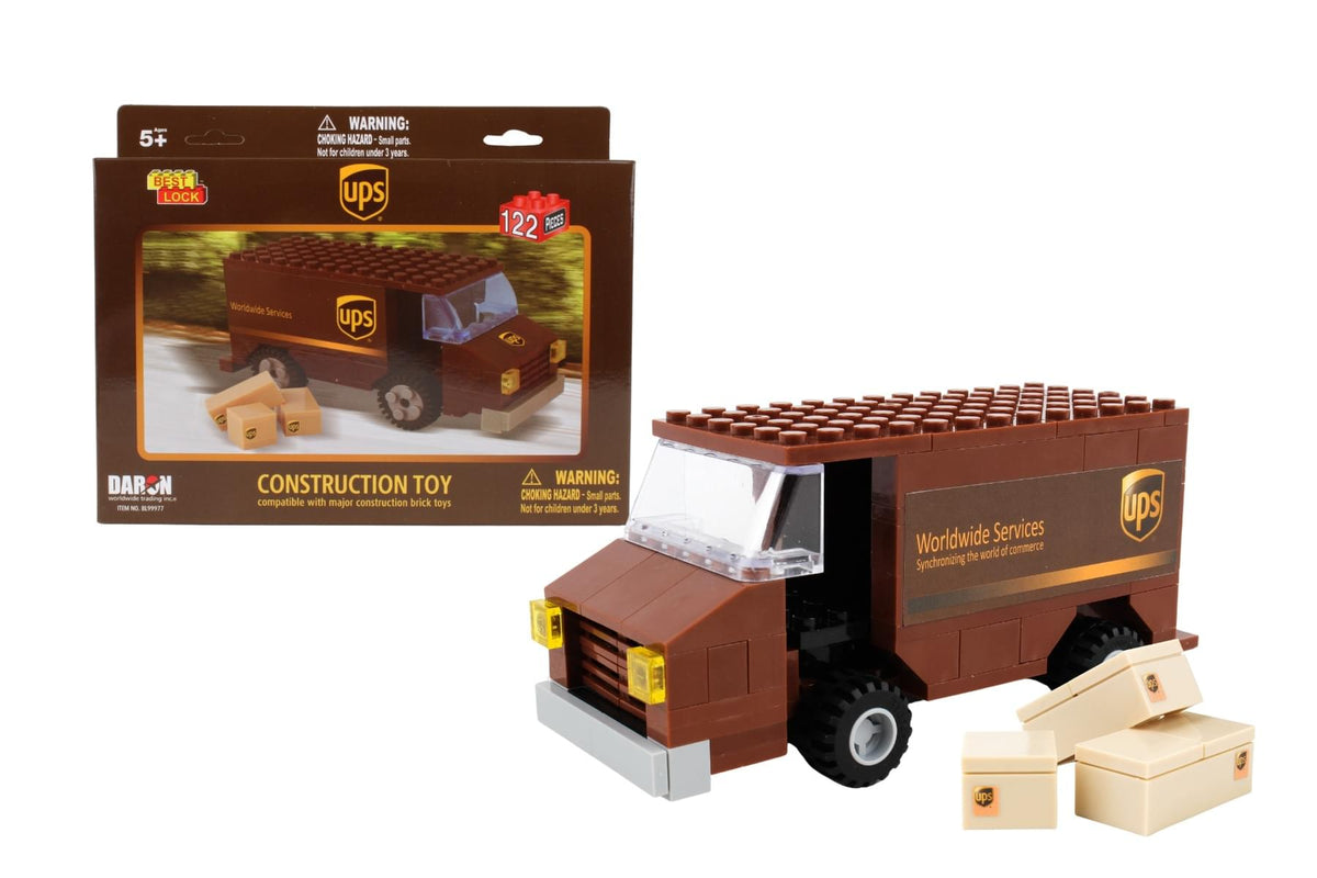 UPS 111 PIECE PACKAGE CAR CONSTRUCTION TOY (**) The Airplane Shop.