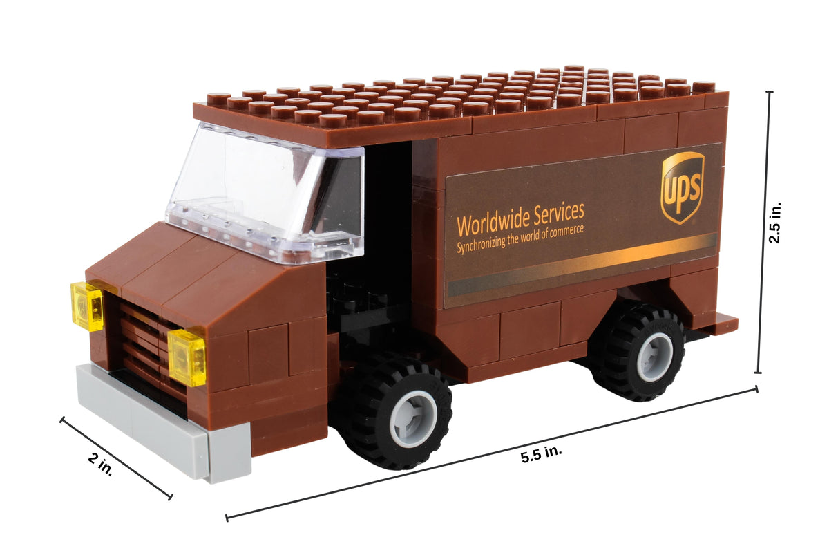 UPS 111 PIECE PACKAGE CAR CONSTRUCTION TOY (**) The Airplane Shop.