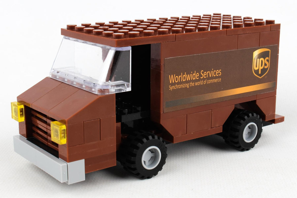 UPS 111 PIECE PACKAGE CAR CONSTRUCTION TOY (**) The Airplane Shop.