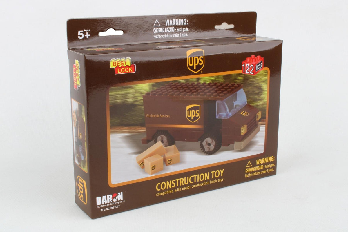 UPS 111 PIECE PACKAGE CAR CONSTRUCTION TOY (**) The Airplane Shop.