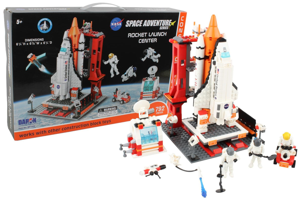 SPACE ADVENTURE ROCKET LAUNCH CENTER CONSTRUCTION TOY The Airplane Shop.