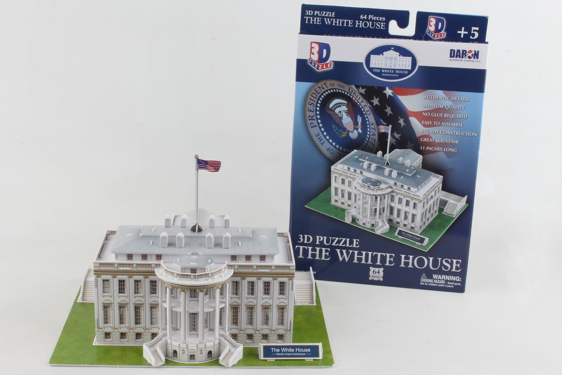 WHITE HOUSE 3D PUZZLE 64 PIECES