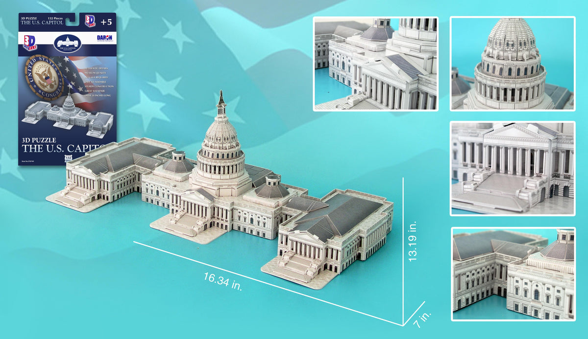 US CAPITOL BUILDING 132 PIECES (**) The Airplane Shop.