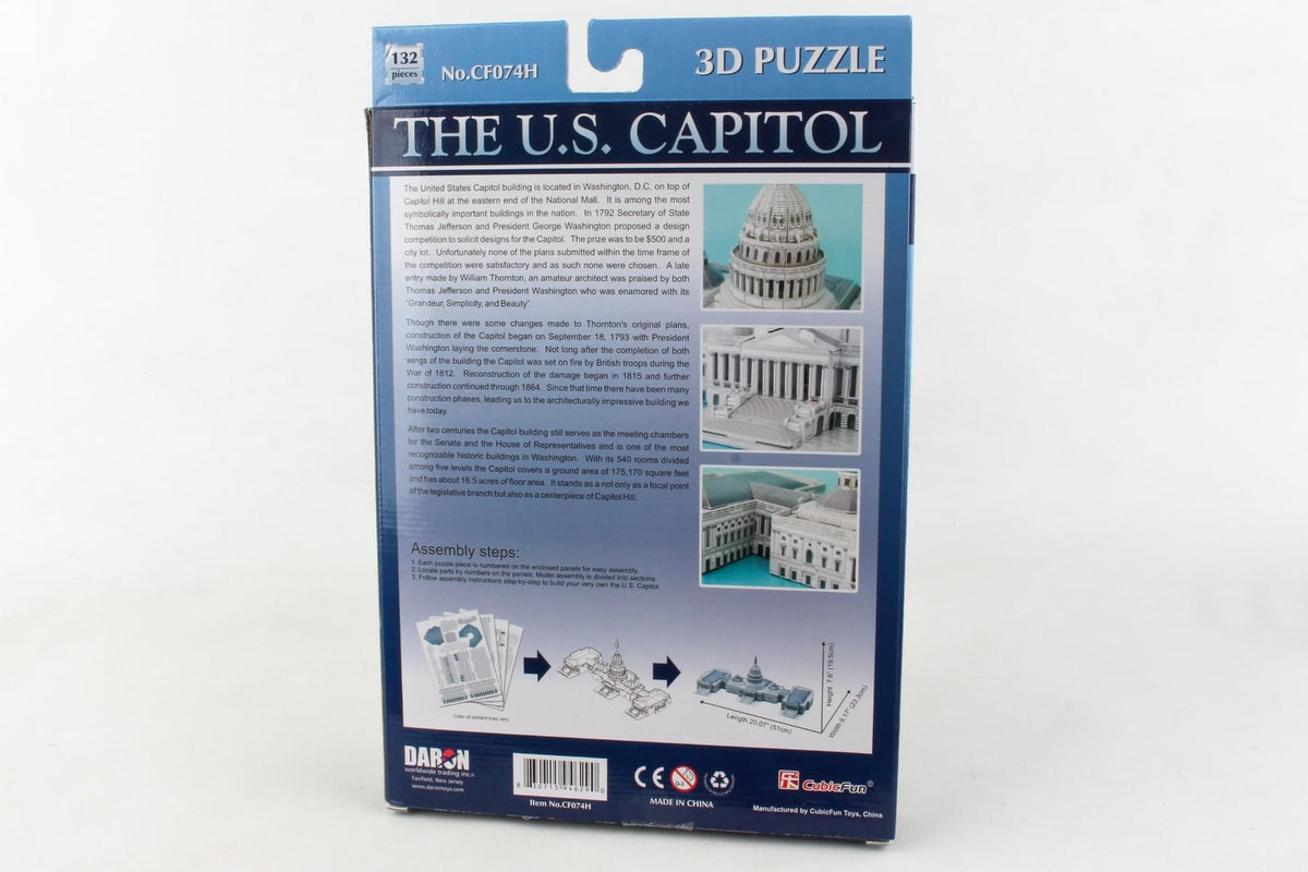 US CAPITOL BUILDING 132 PIECES (**) The Airplane Shop.