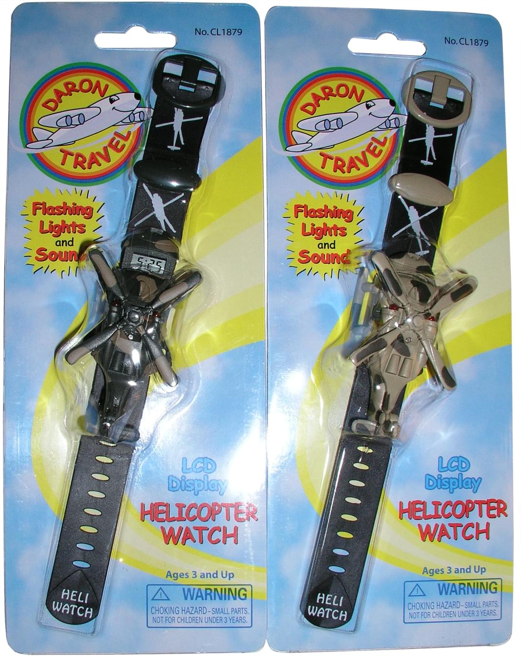 HELICOPTER WATCH W/LIGHT & SOUND (**) The Airplane Shop.