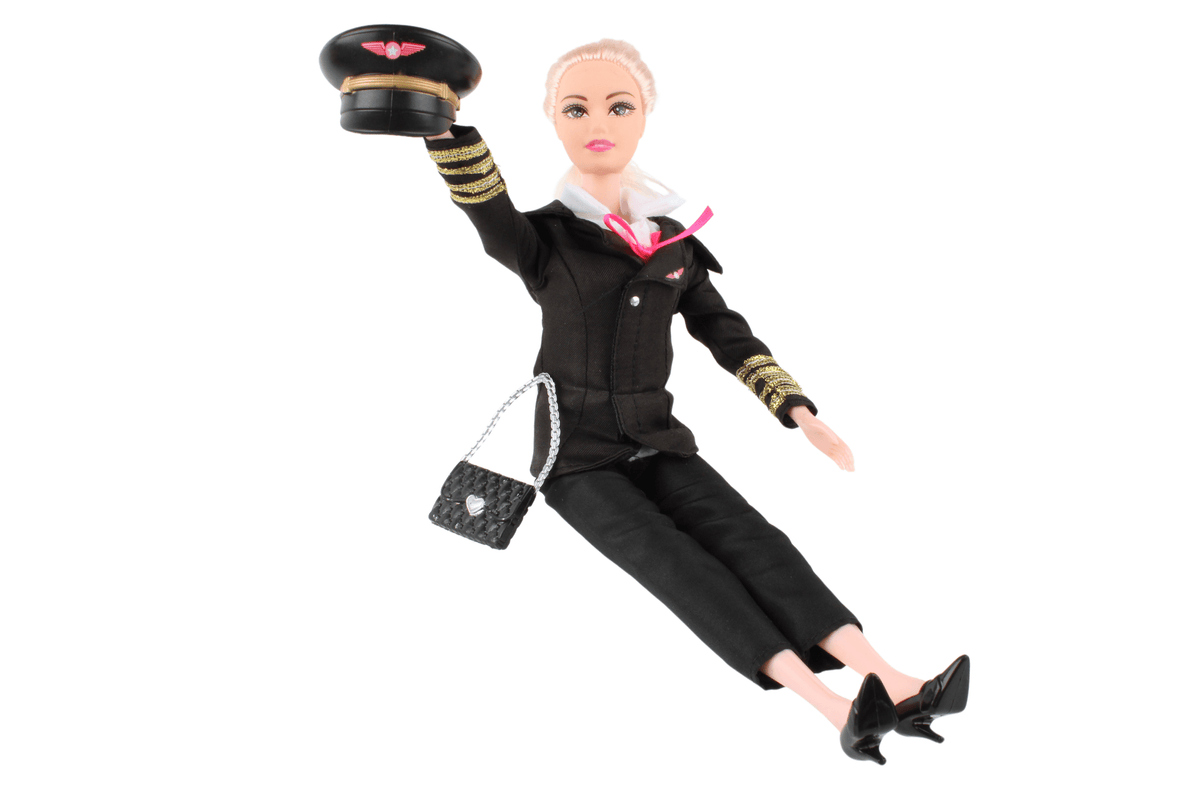 PILOT DOLL FEMALE IN BOX The Airplane Shop.