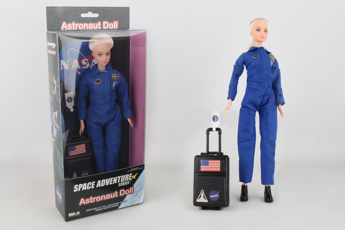 ASTRONAUT DOLL IN BLUE SUIT IN BOX The Airplane Shop.