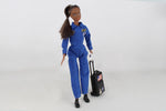 ASTRONAUT DOLL IN BLUE SUIT IN BOX AFRICAN AMERICAN The Airplane Shop.