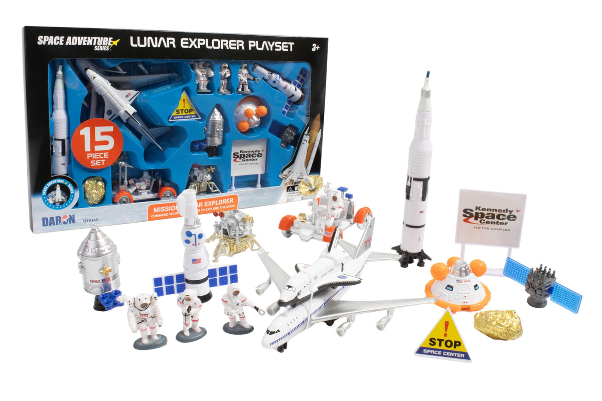 LUNAR EXPLORER 15 PIECE PLAYSET The Airplane Shop.