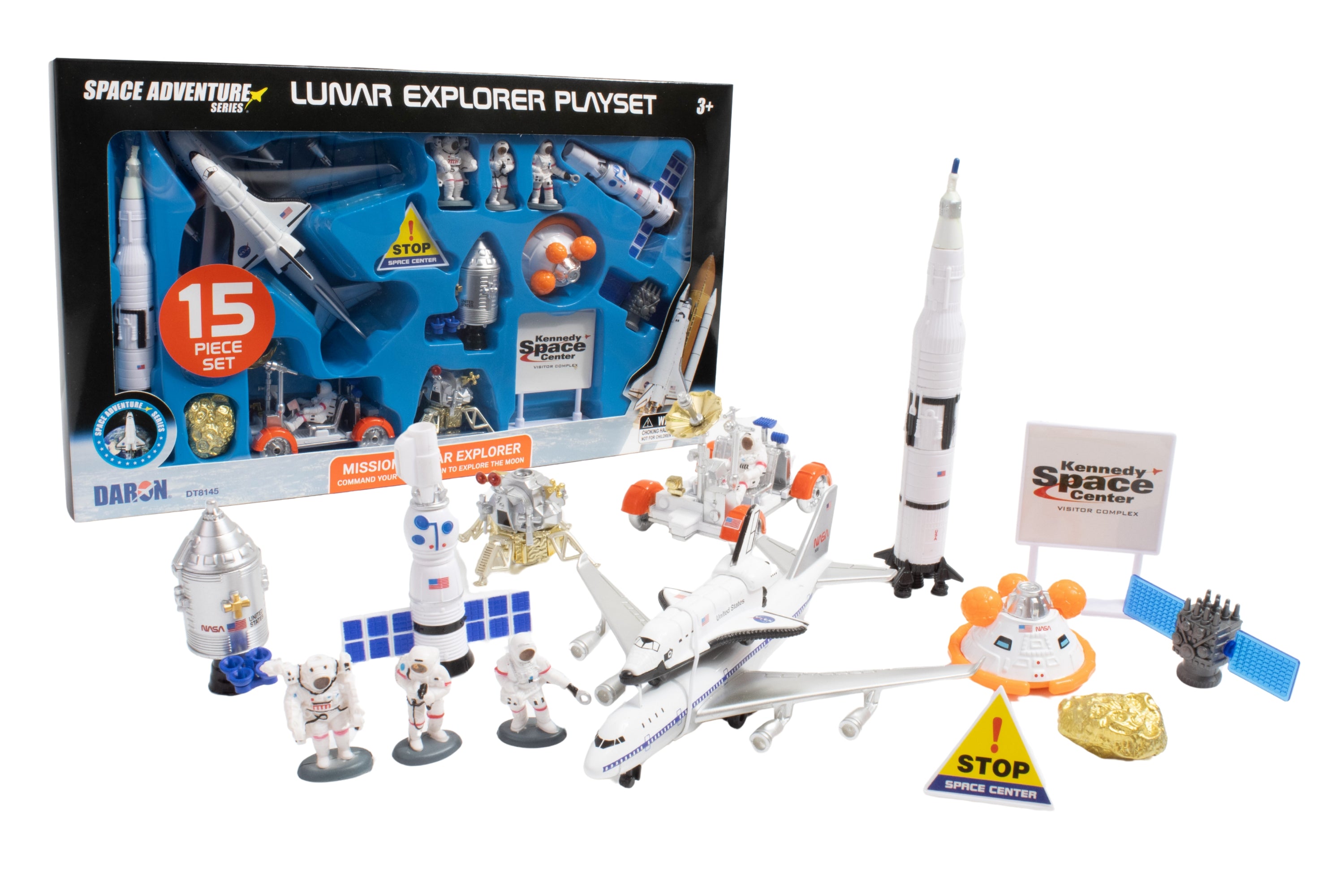 LUNAR EXPLORER 15 PIECE PLAYSET