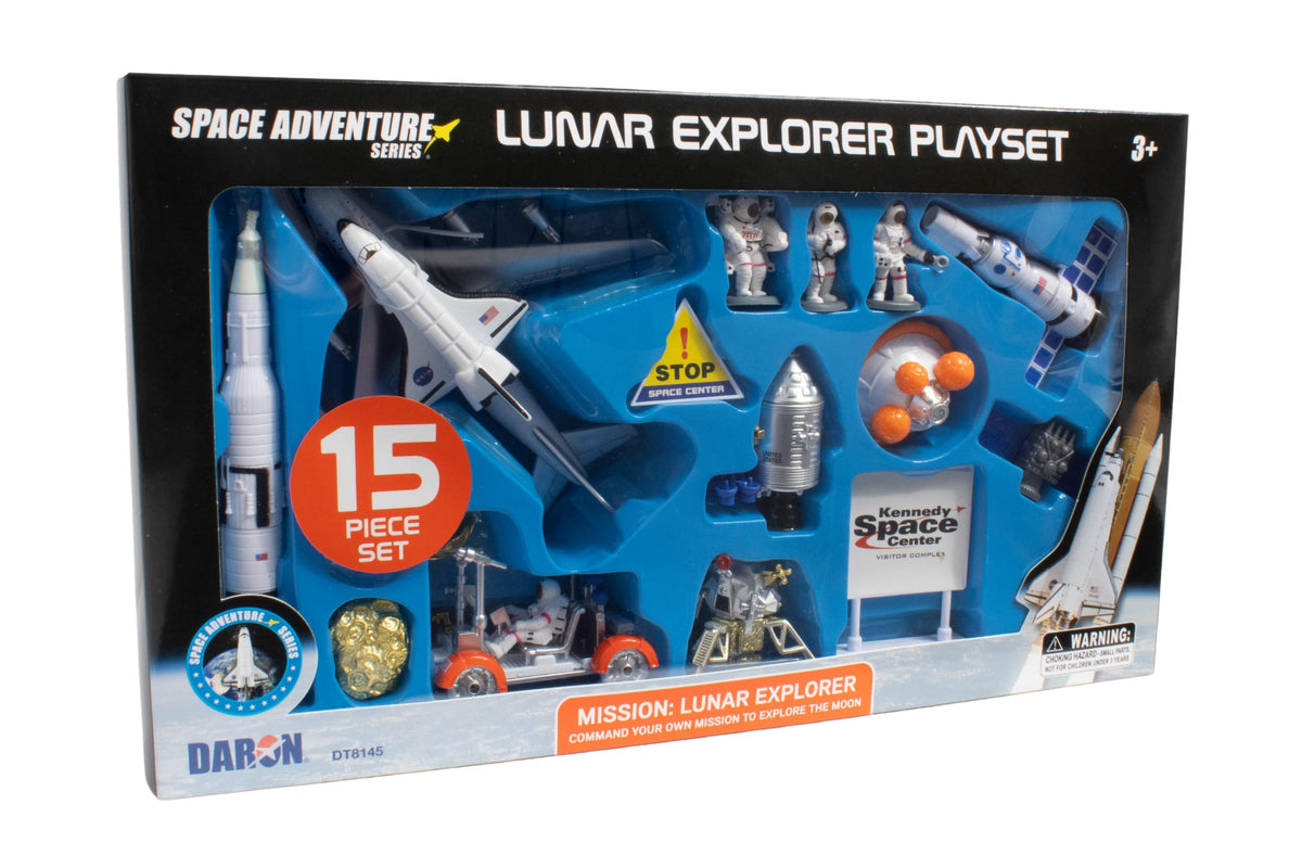 LUNAR EXPLORER 15 PIECE PLAYSET The Airplane Shop.