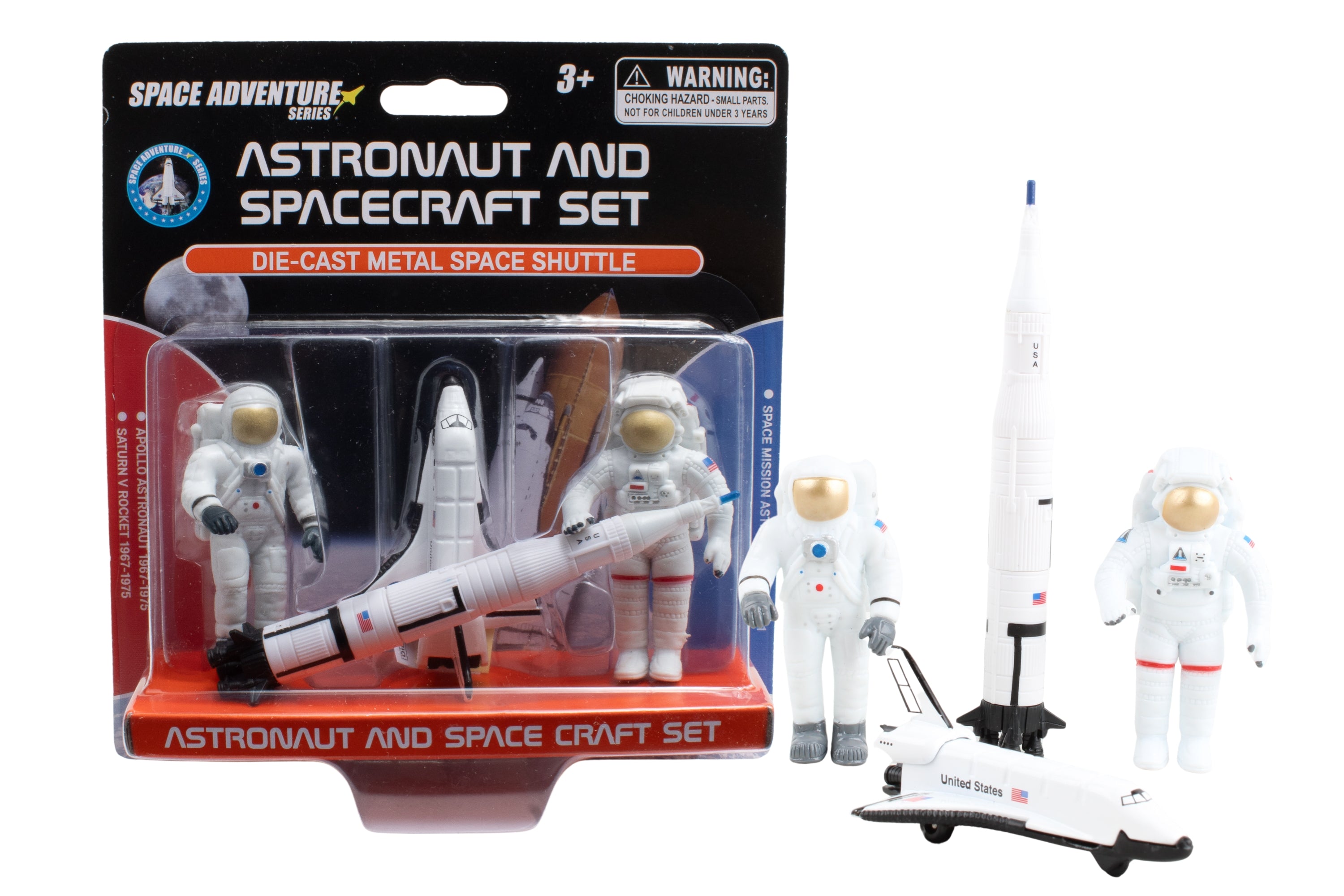 SPACE ADVENTURE ASTRONAUT AND SPACECRAFT SET