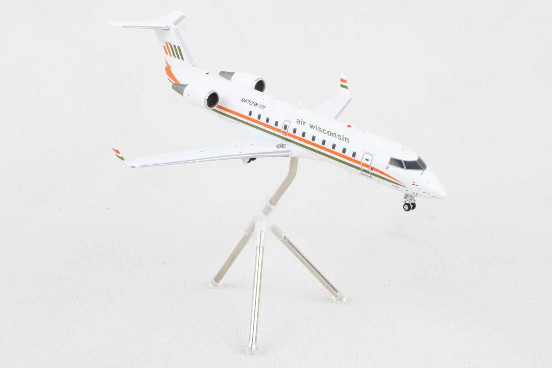 GEMINI200 AIR WISCONSIN CRJ200 1/200 REG#N471ZW RETRO LIVERY