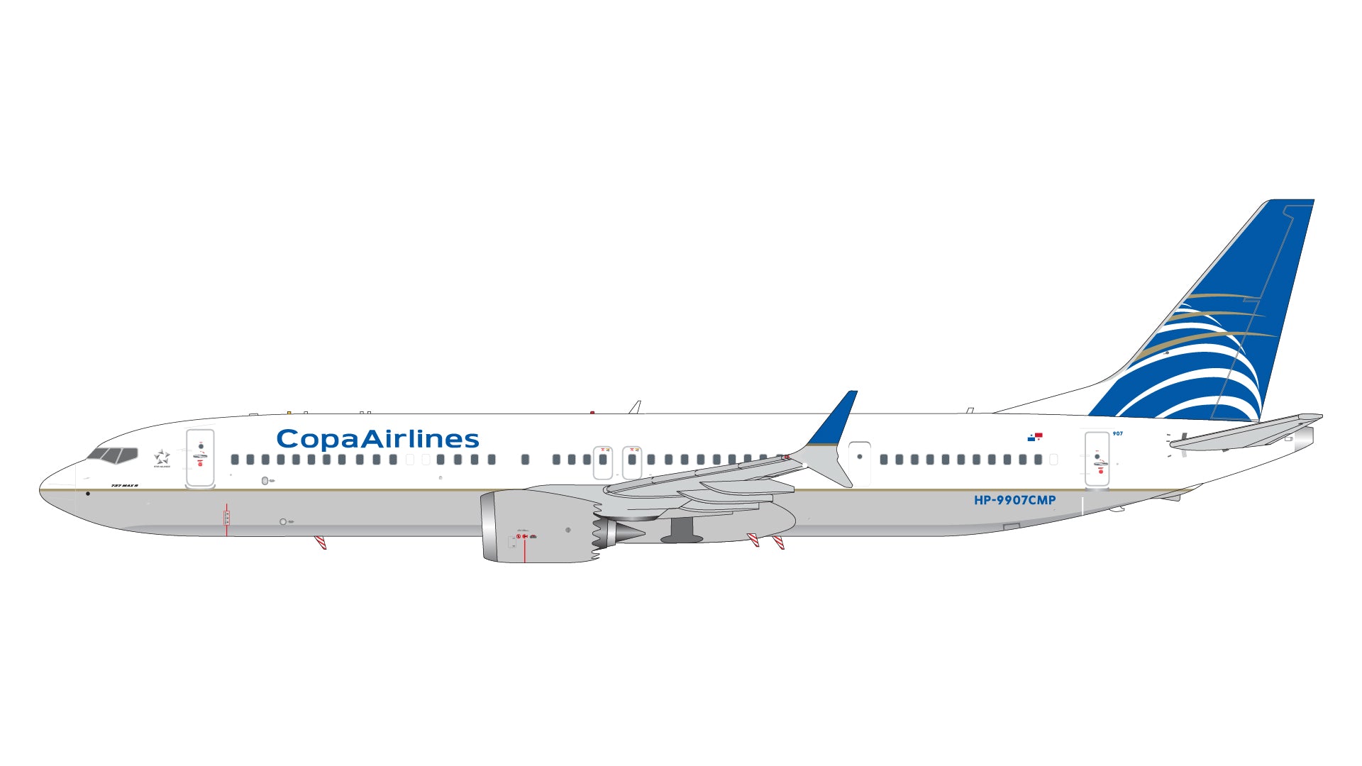 GEMINI COPA 737MAX9 1/200 REG#HP-9907CMP