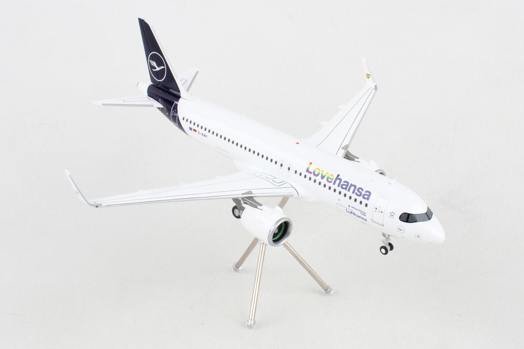 GEMINI200 LUFTHANSA A320NEO 1/200 LOVEHANSA REG#D-AINY