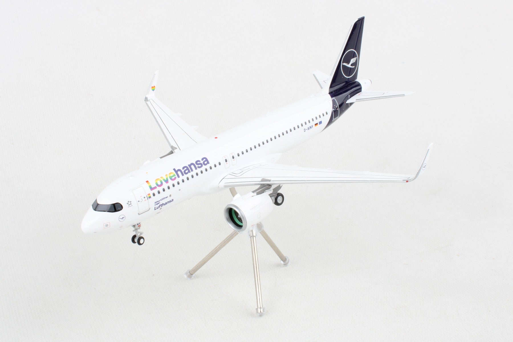 GEMINI200 LUFTHANSA A320NEO 1/200 LOVEHANSA REG#D-AINY