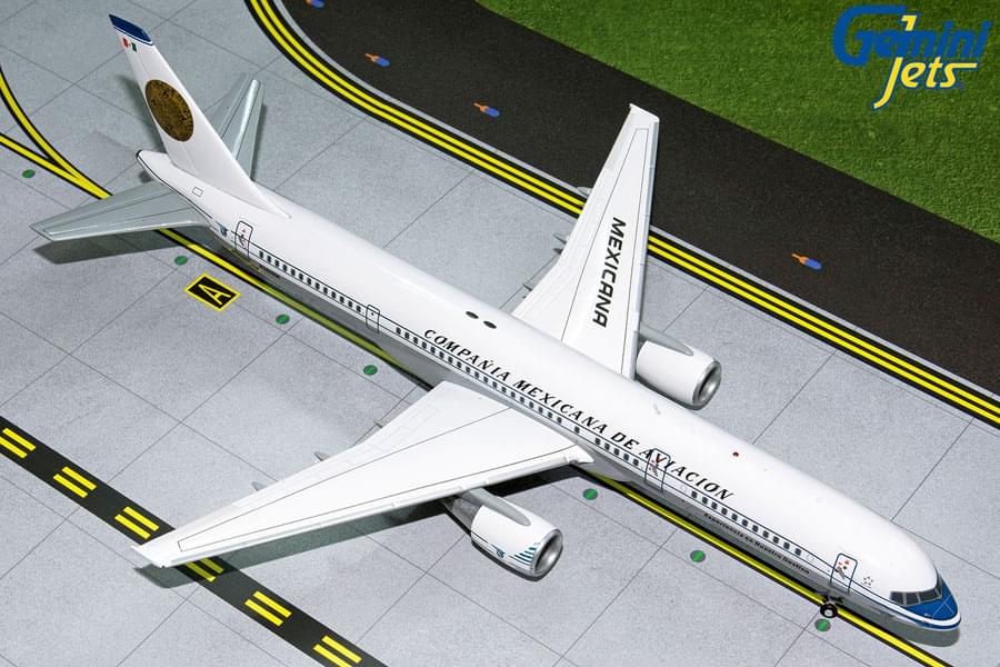 GEMINI200 MEXICANA 757-200 1/200 RETRO LIVERY REG#N380RM ** The Airplane Shop.
