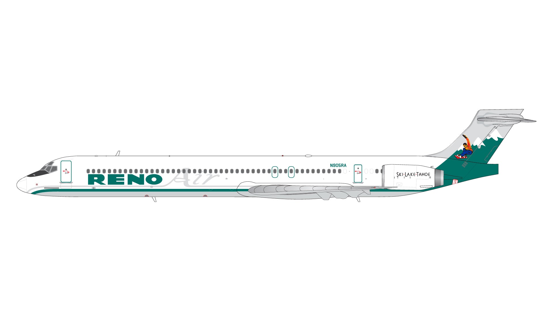 GEMINI200 RENO MD-90 1/200 REG#N905RA