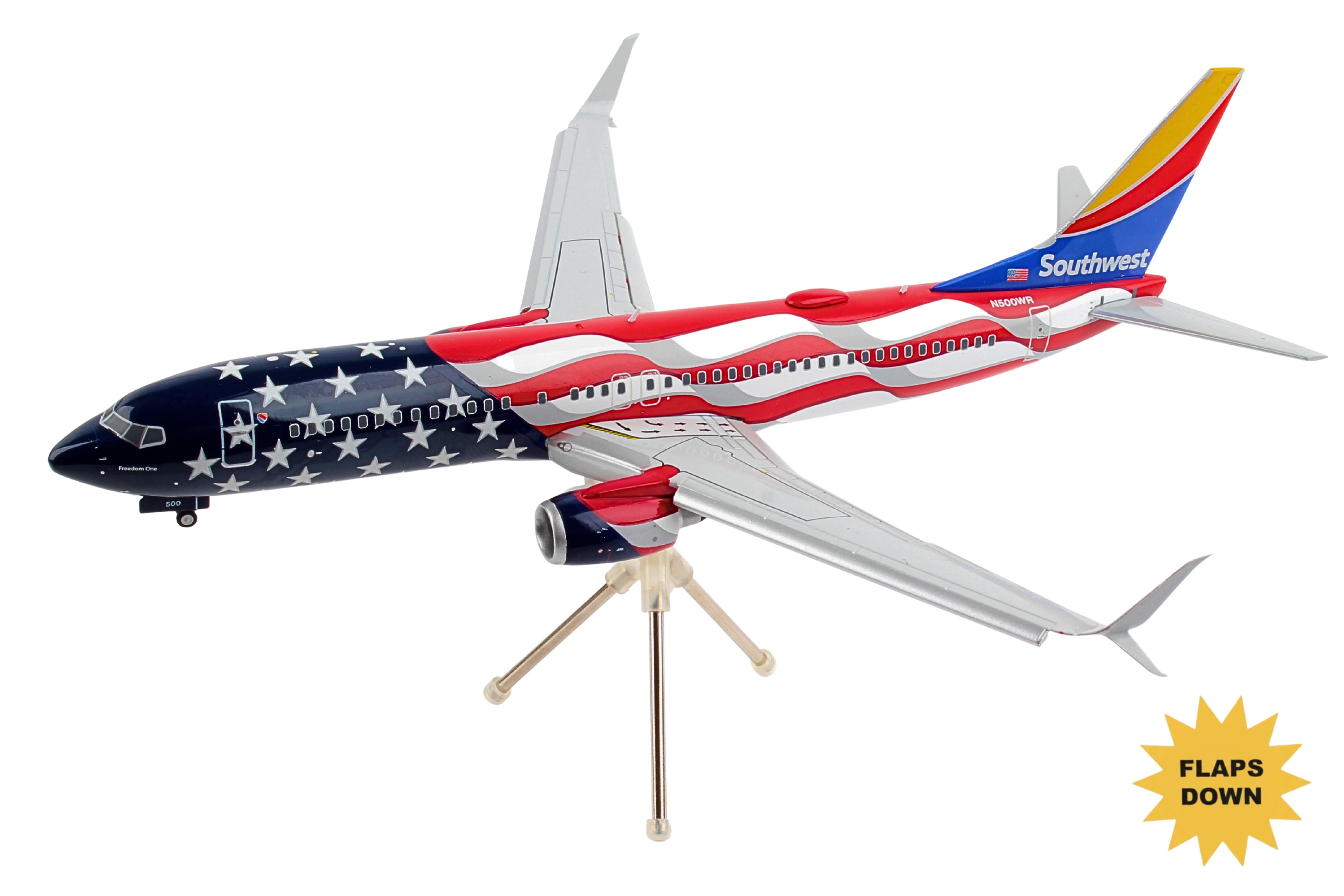 GEMINI200 SOUTHWEST 737-800 1/200 REG#N500WR FREEDOM FLAPS D