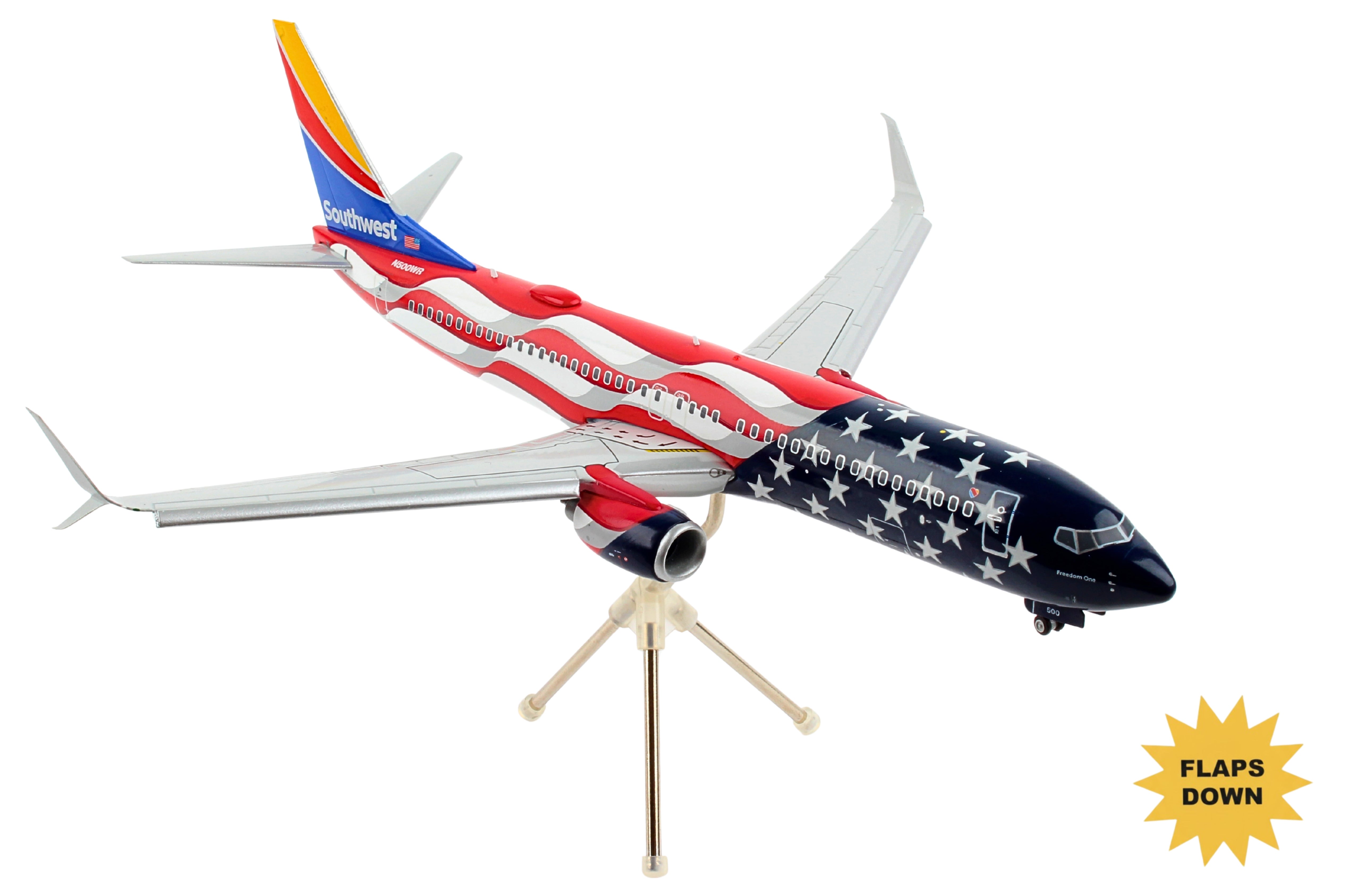 GEMINI200 SOUTHWEST 737-800 1/200 REG#N500WR FREEDOM FLAPS D