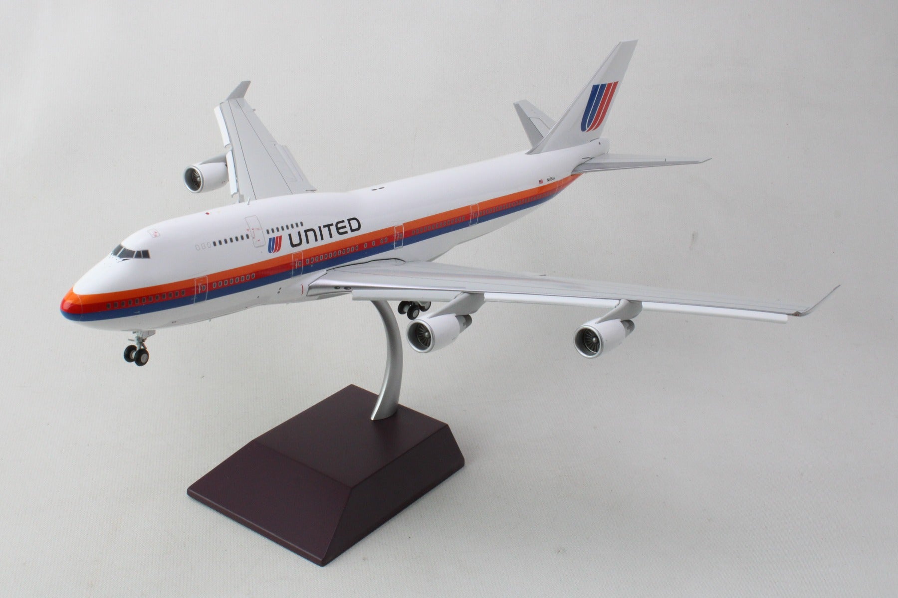 GEMINI200 UNITED 747-400 1/200 REG#N175UA SAUL BASS FLAPS DO