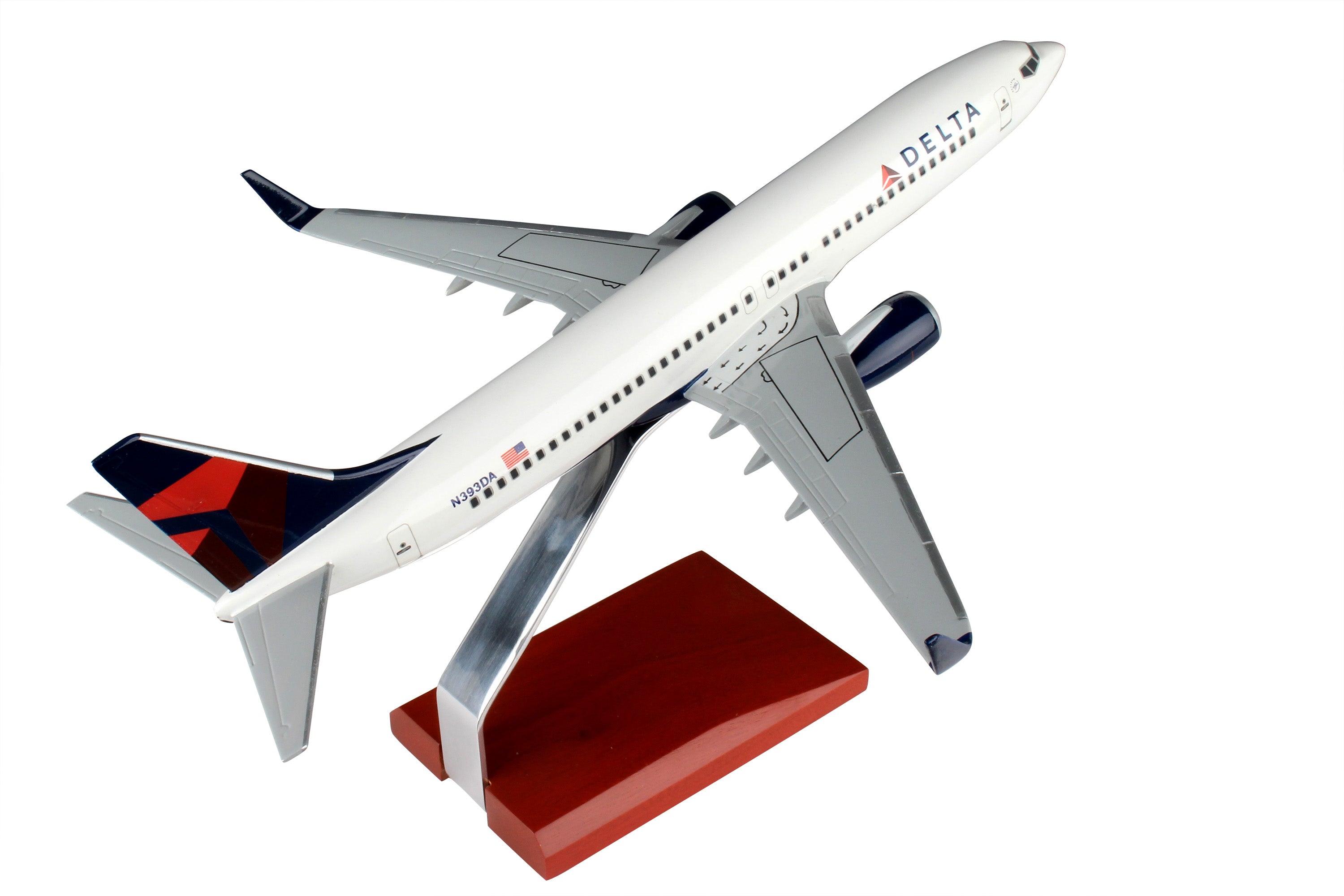 EXEC SER DELTA 737-800 1/100 NEW LIVERY (KB737DNTR)