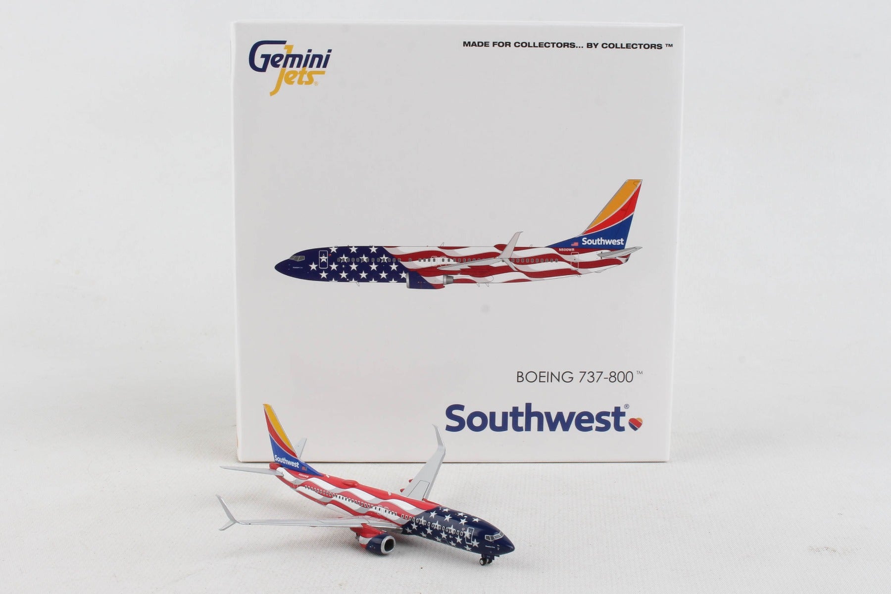 GEMINI SOUTHWEST 737-800 1/400 FREEDOM ONE REG#N500WR